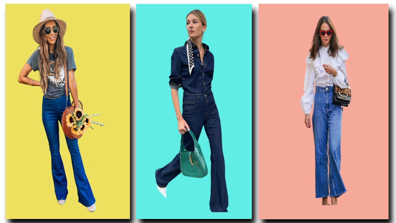 'Video thumbnail for How To Style Flare Jeans? Flare Jeans Outfit Idea'