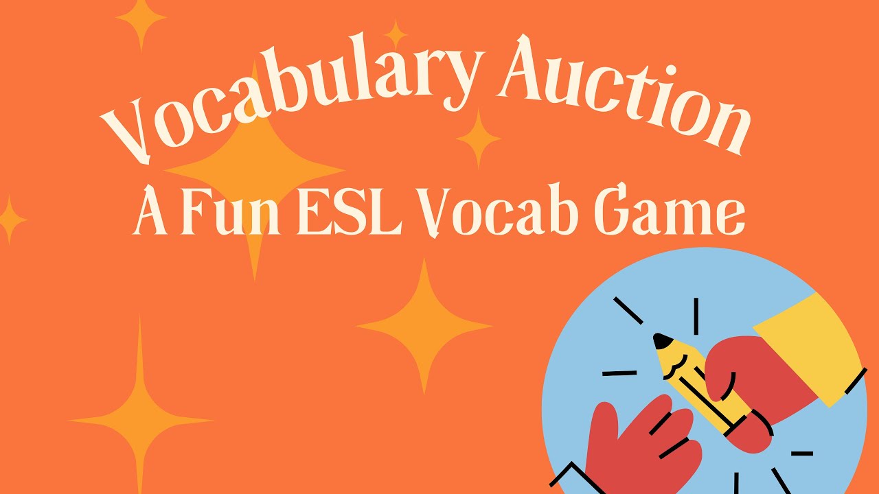 Video thumbnail for English Vocabulary Auction: A Fun ESL Vocabulary Game for All Ages