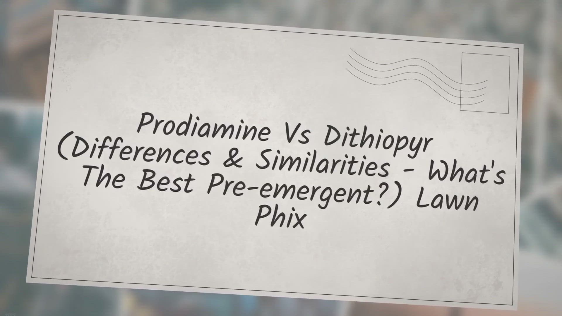 Video thumbnail for Prodiamine Vs Dithiopyr (Differences & Similarities - What's The Best Pre-emergent?) Lawn Phix