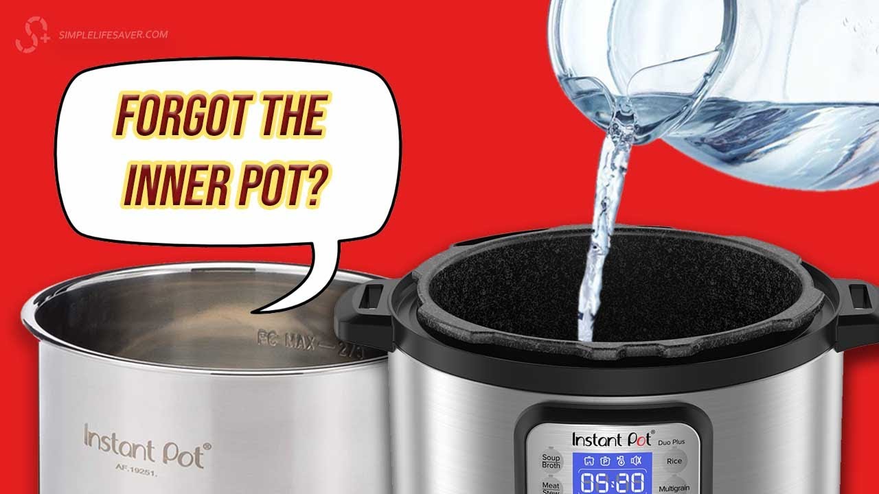 Video thumbnail for Put Water In Your Instant Pot Without The Inner Pot? Here's What To Do.