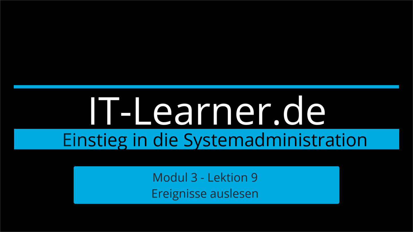 'Video thumbnail for So verwendest du die Ereignisanzeige unter Windows'