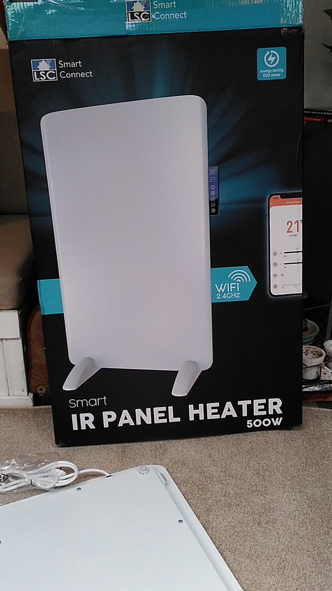 Video thumbnail for Infrared heating panel unboxing