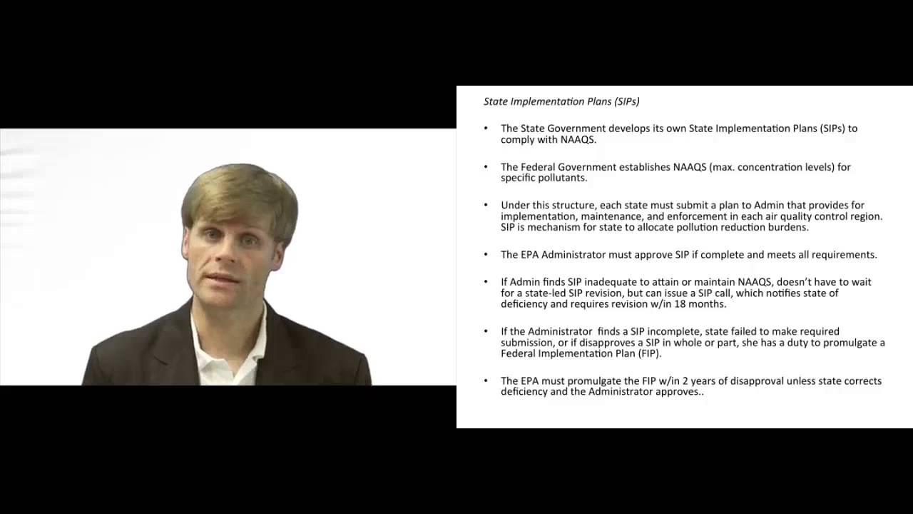 'Video thumbnail for State Implementation Plan under the Clean Air Act'