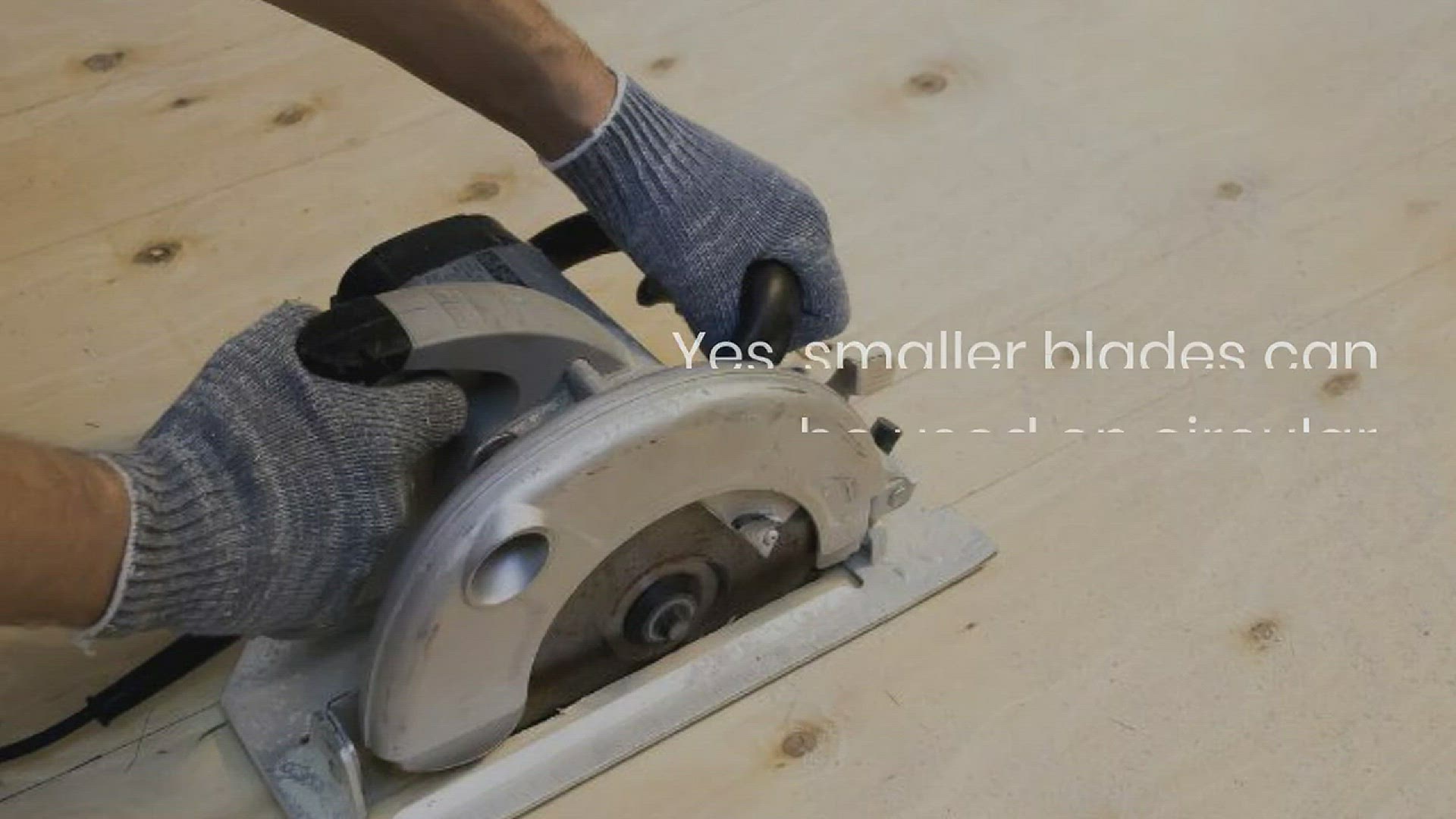 'Video thumbnail for Can I Use a Smaller Blade on My Circular Saw?'