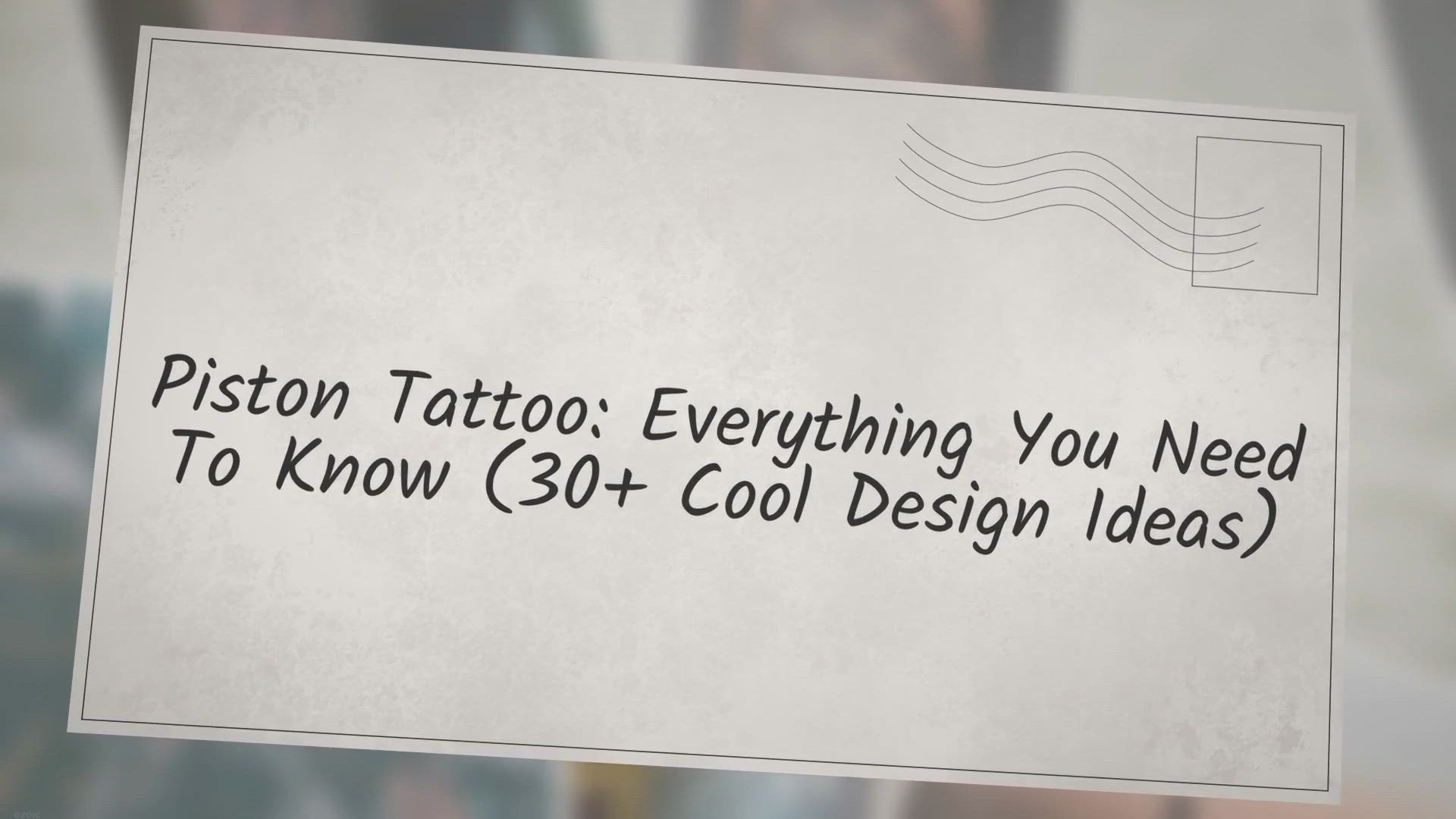 Video thumbnail for Piston Tattoo: Everything You Need To Know (30+ Cool Design Ideas)
