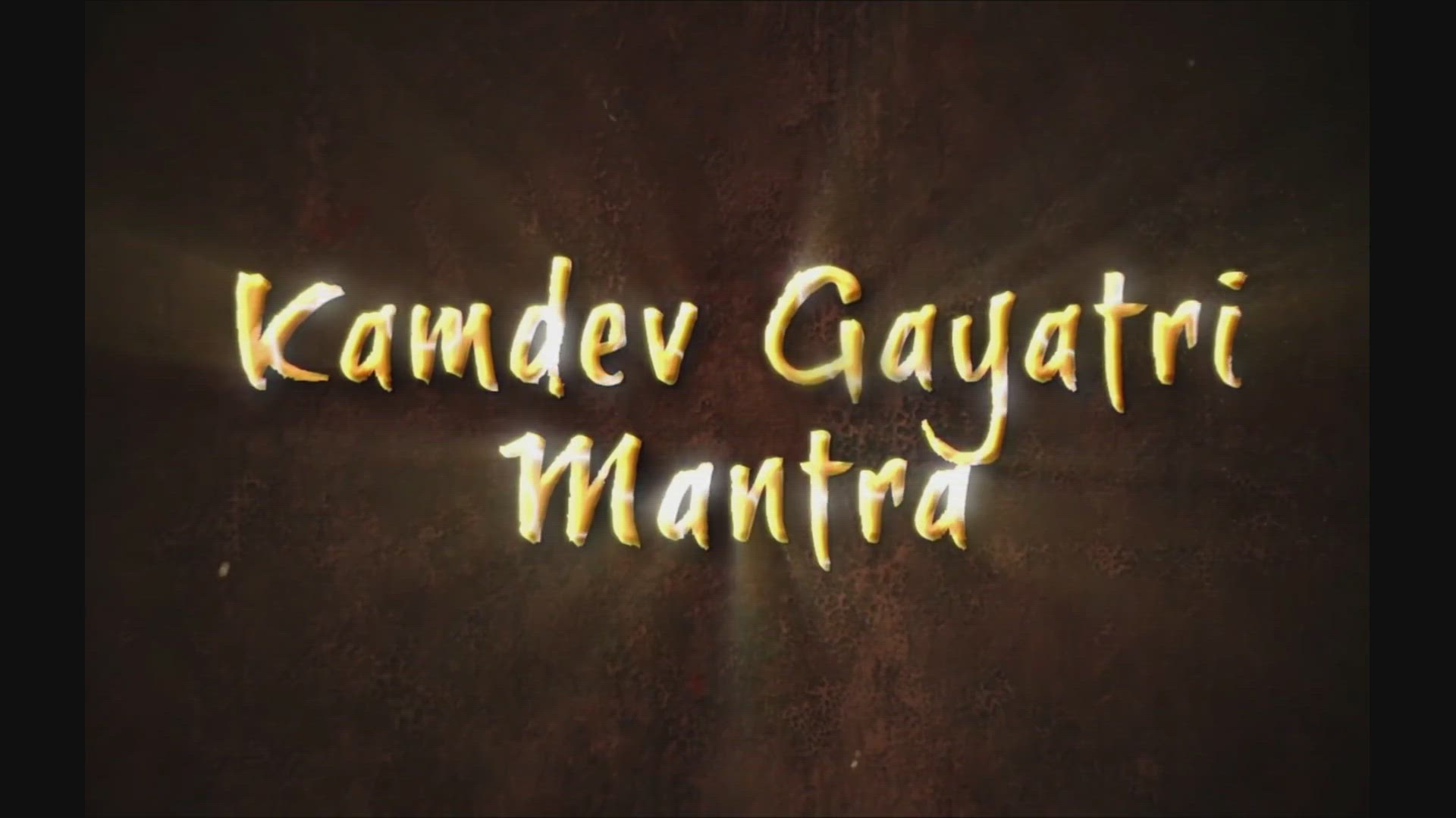 Video thumbnail for Kamdev Gayatri Mantra