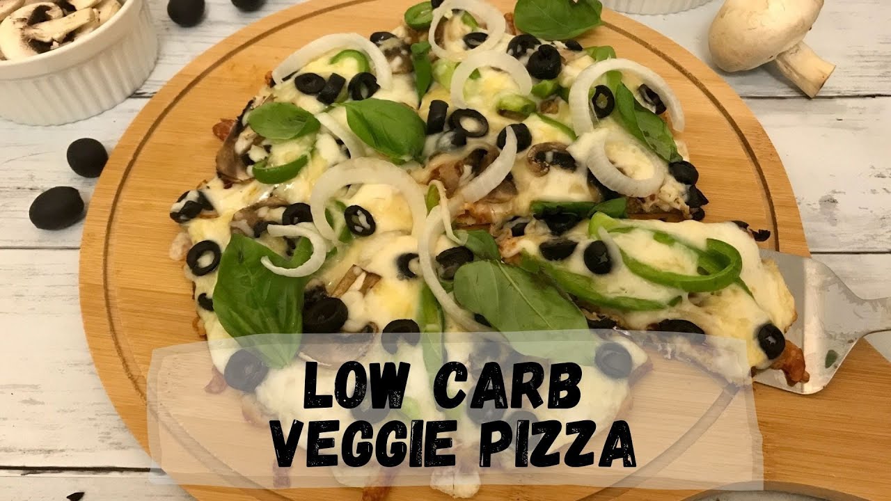 'Video thumbnail for Low Carb Veggie Pizza | Gluten Free Pizza | Happy Tummy Recipes'