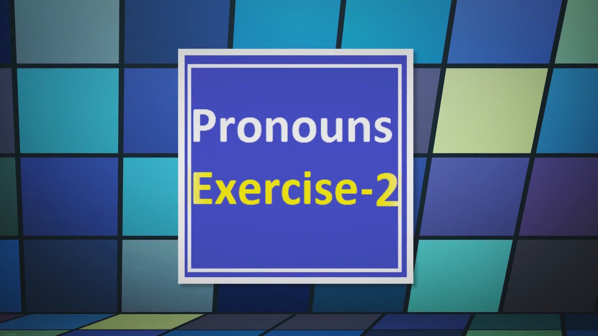 'Video thumbnail for Pronouns Exercise -2'