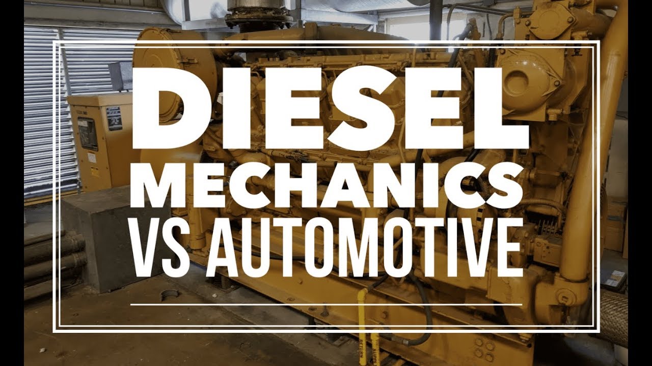 Video thumbnail for Auto Mechanic vs Diesel Mechanic
