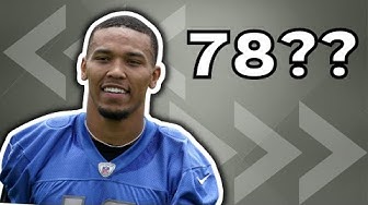 Video thumbnail for Madden WR rankings. Did they get it right?