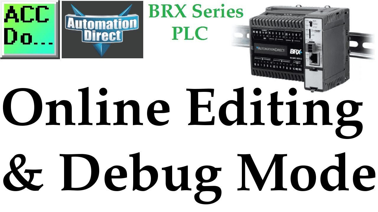 'Video thumbnail for BRX Do-More PLC Online Editing and Debug Mode'