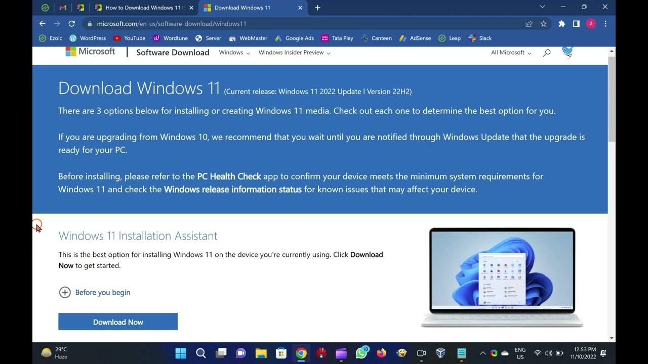 'Video thumbnail for Downloading Windows 11 ISO from Microsoft'