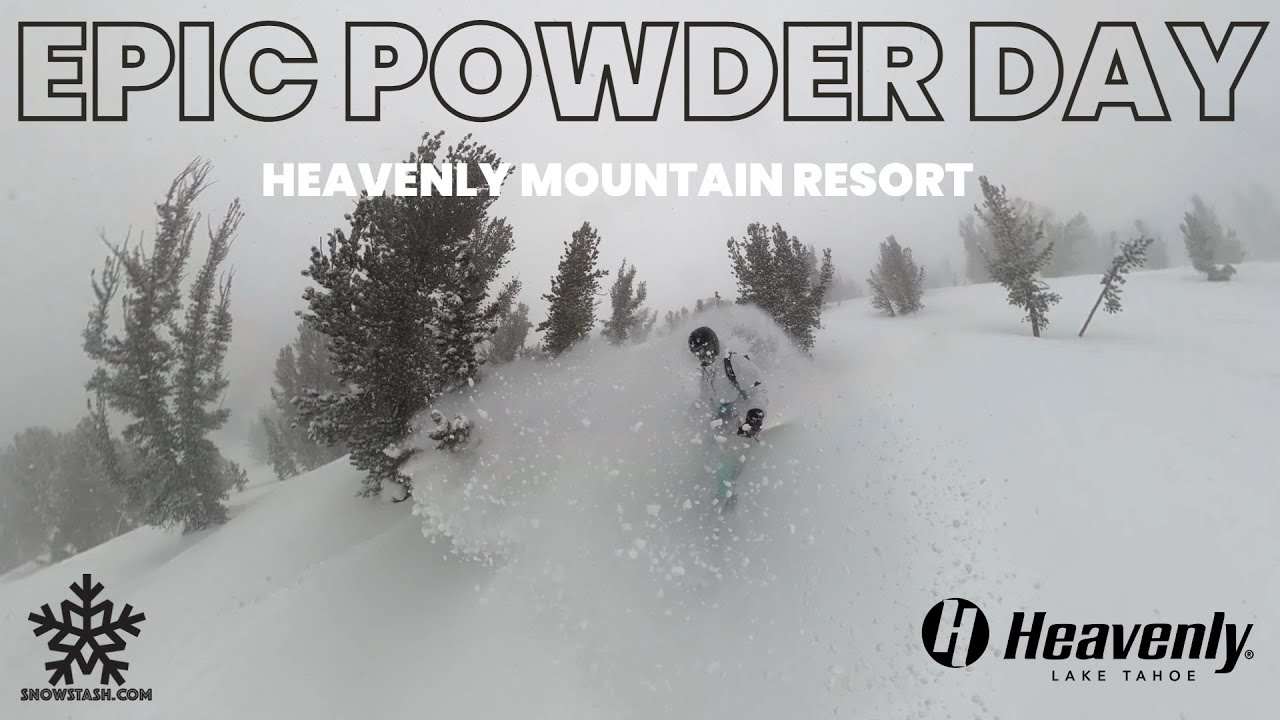 Video thumbnail for An Epic Powder Day at Heavenly Resort | Lake Tahoe