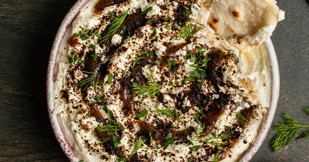 Video thumbnail for Whipped feta with tamarind burnt butter