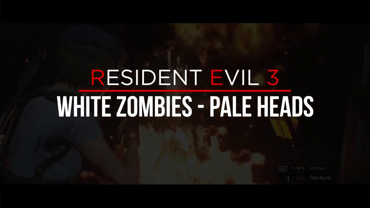 Video thumbnail for Resident Evil 3 - White Zombie (Pale Head) Best way to kill them
