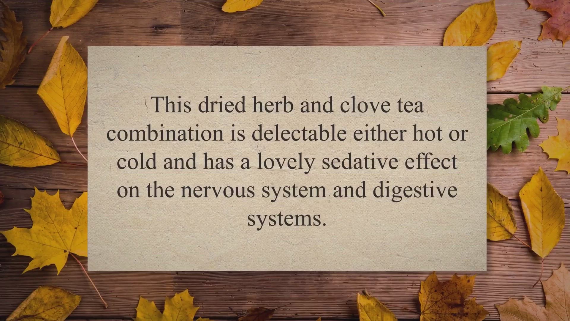 Video thumbnail for Quiet Spirit Tea Blend