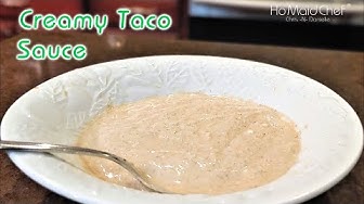 Video thumbnail for Creamy Taco Sauce | Dining In With Danielle