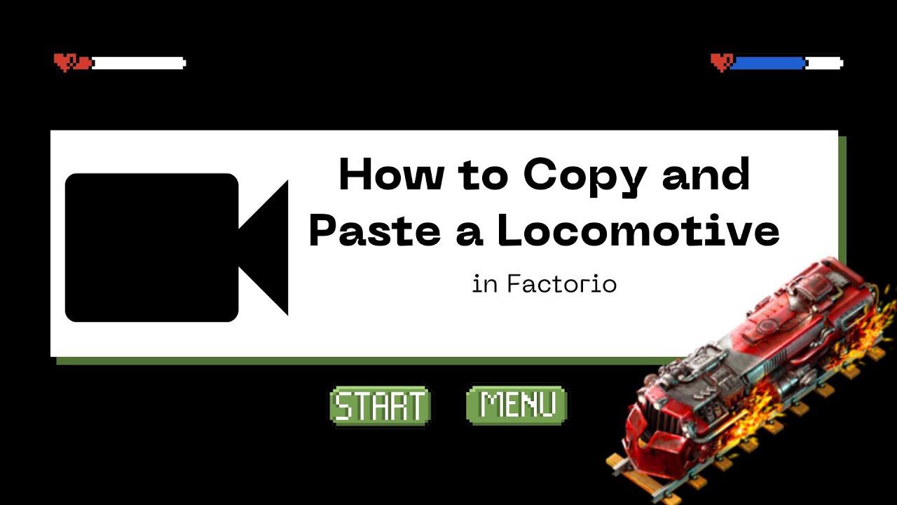 'Video thumbnail for How to Copy and Paste a Locomotive in Factorio'