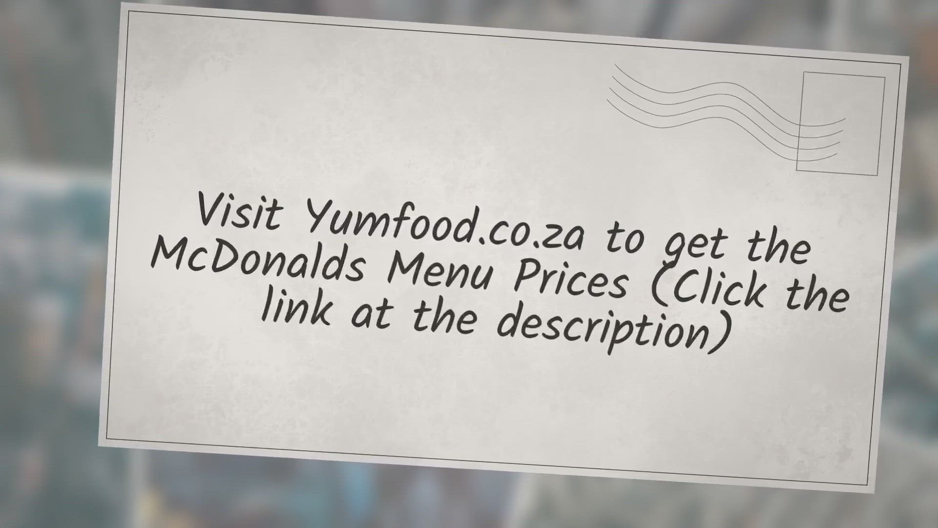 Video thumbnail for McDonald's Menu South Africa 2022 — South African Menus