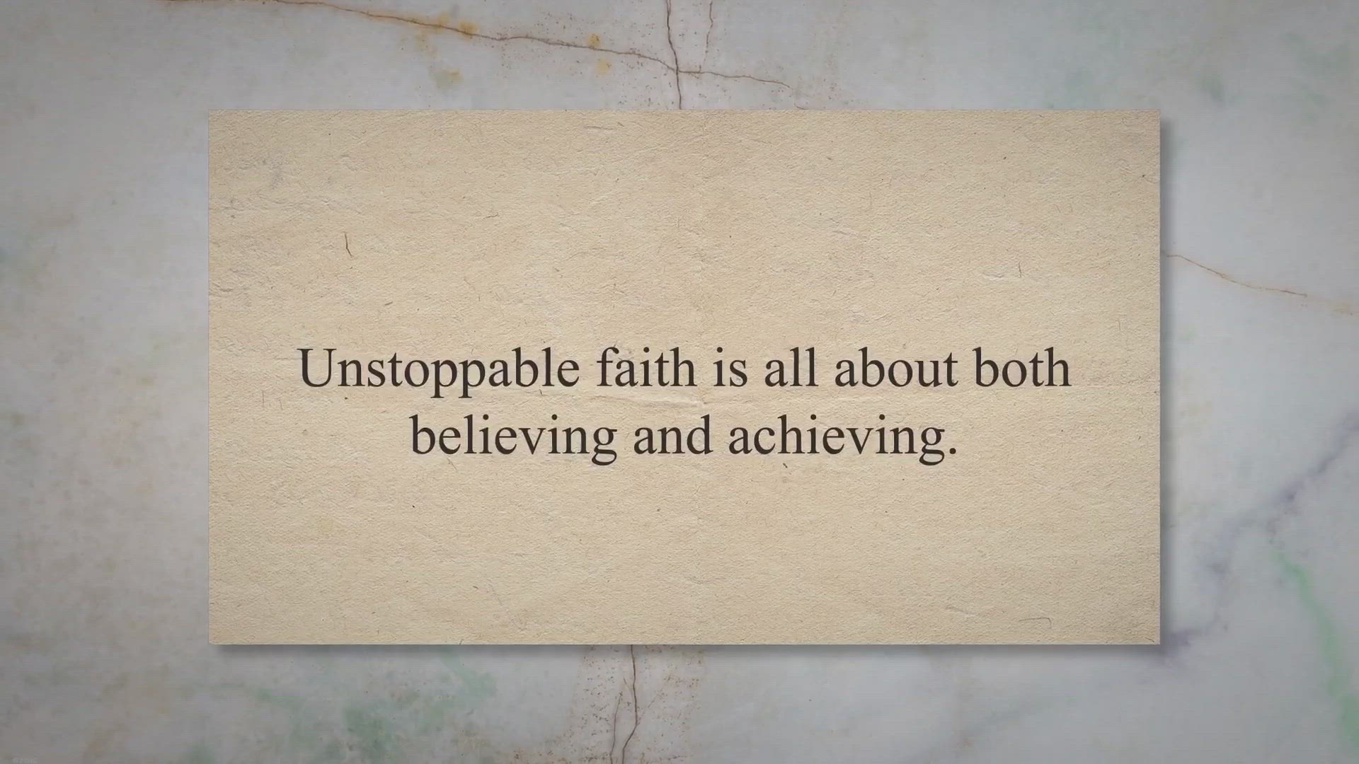 Video thumbnail for Words of Faith