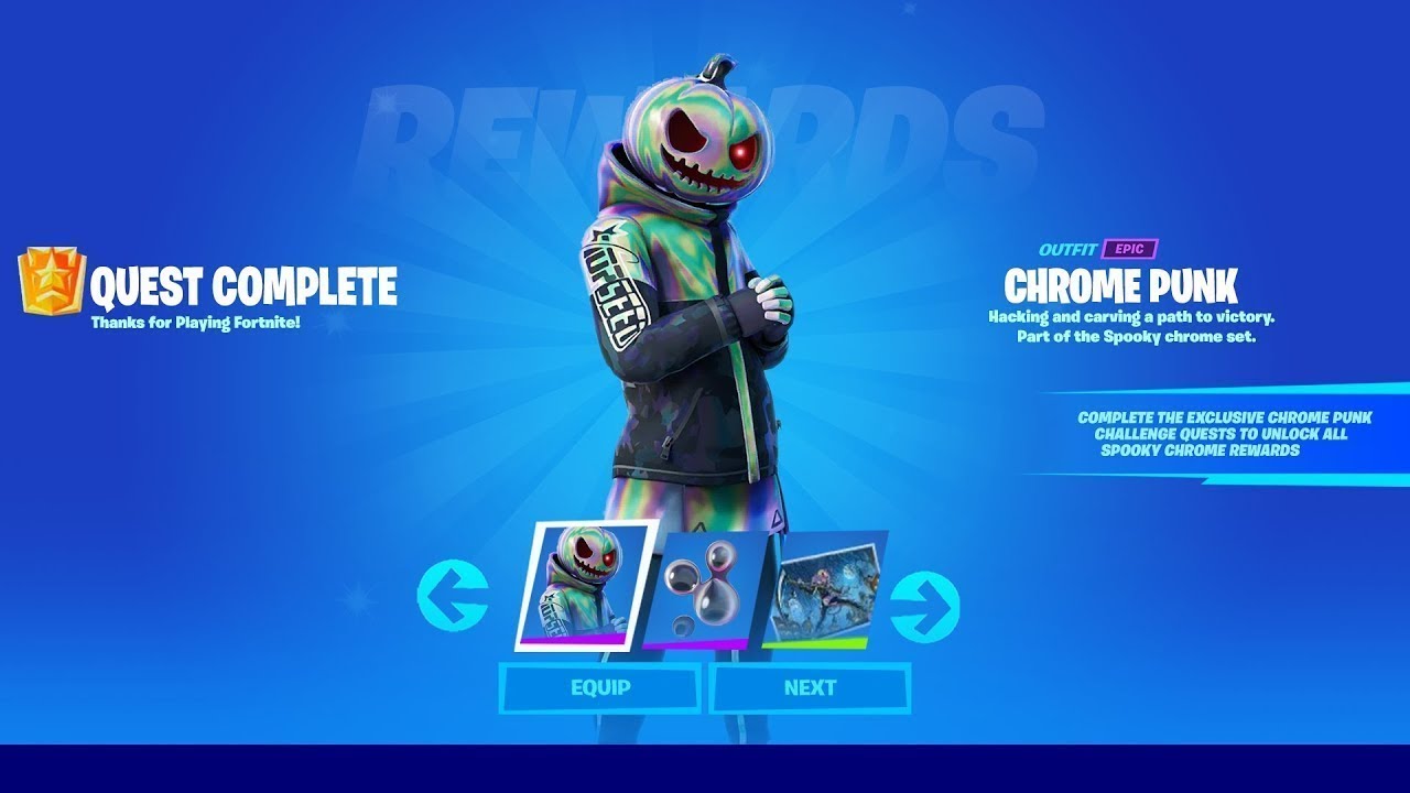 Video thumbnail for Fortnite XP Glitch for Chrome Punk Skin (November 6)