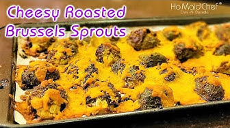 Video thumbnail for Cheesy Roasted Brussels Sprouts | Dining In With Danielle