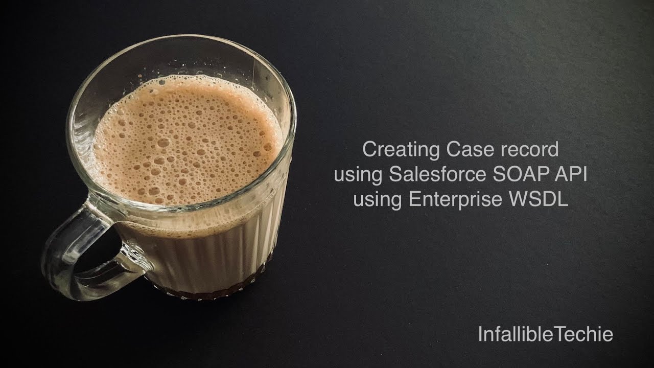 'Video thumbnail for Creating Case record using Salesforce SOAP API using Enterprise WSDL'