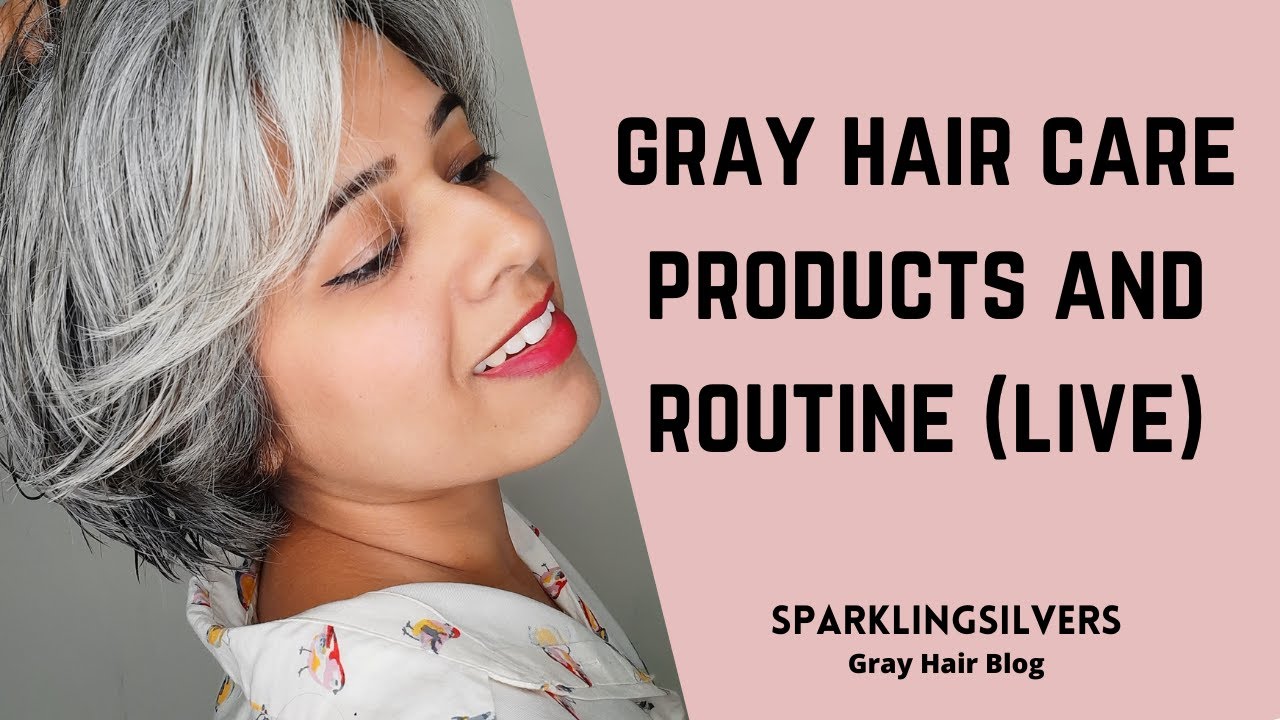 'Video thumbnail for GRAY HAIR CARE ROUTINE AND PRODUCTS I USE'