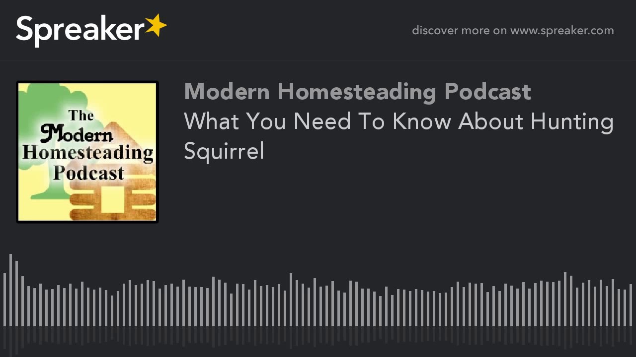 Video thumbnail for What You Need To Know About Hunting Squirrel - Modern Homesteading Podcast