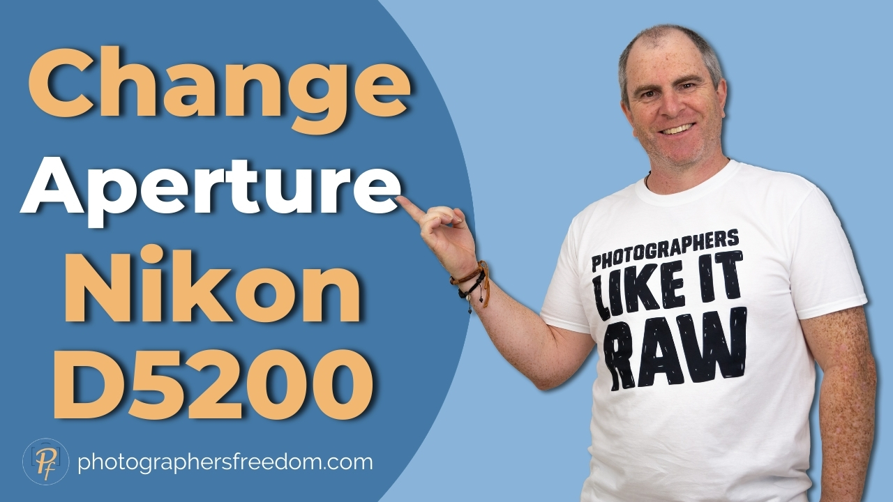 'Video thumbnail for How To Change Aperture On Nikon D5200'