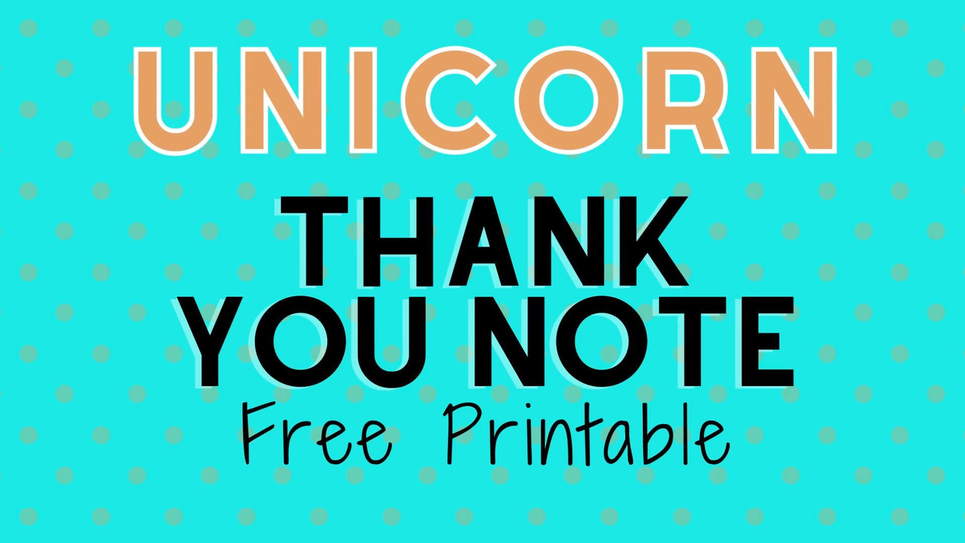 'Video thumbnail for unicorn thank you humix video'