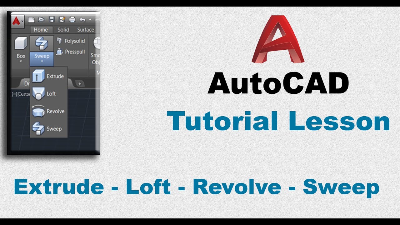 Video thumbnail for How to Use AutoCad 3D Tools | Auto Cad Tutorial | 3D Cad