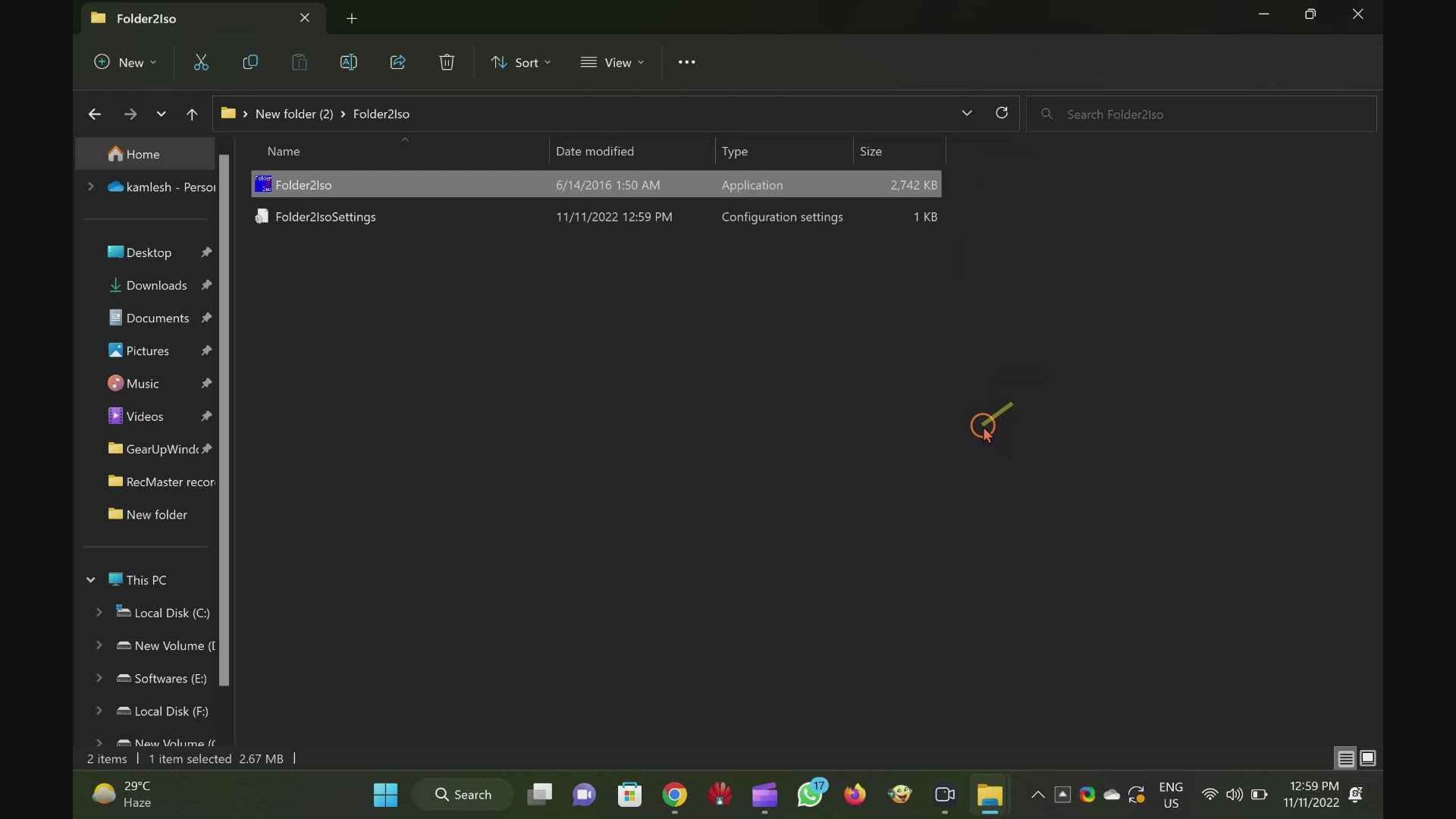 'Video thumbnail for Folder2iso: Quickly Creates an ISO File from a Folder on Windows 11/10'