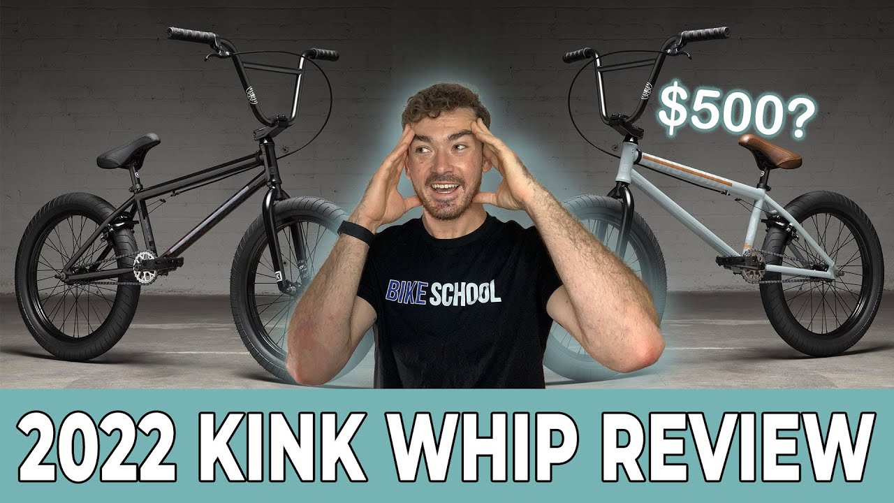 Video thumbnail for 2022 KINK WHIP REVIEW (My Favorite 2022 BMX Bike)