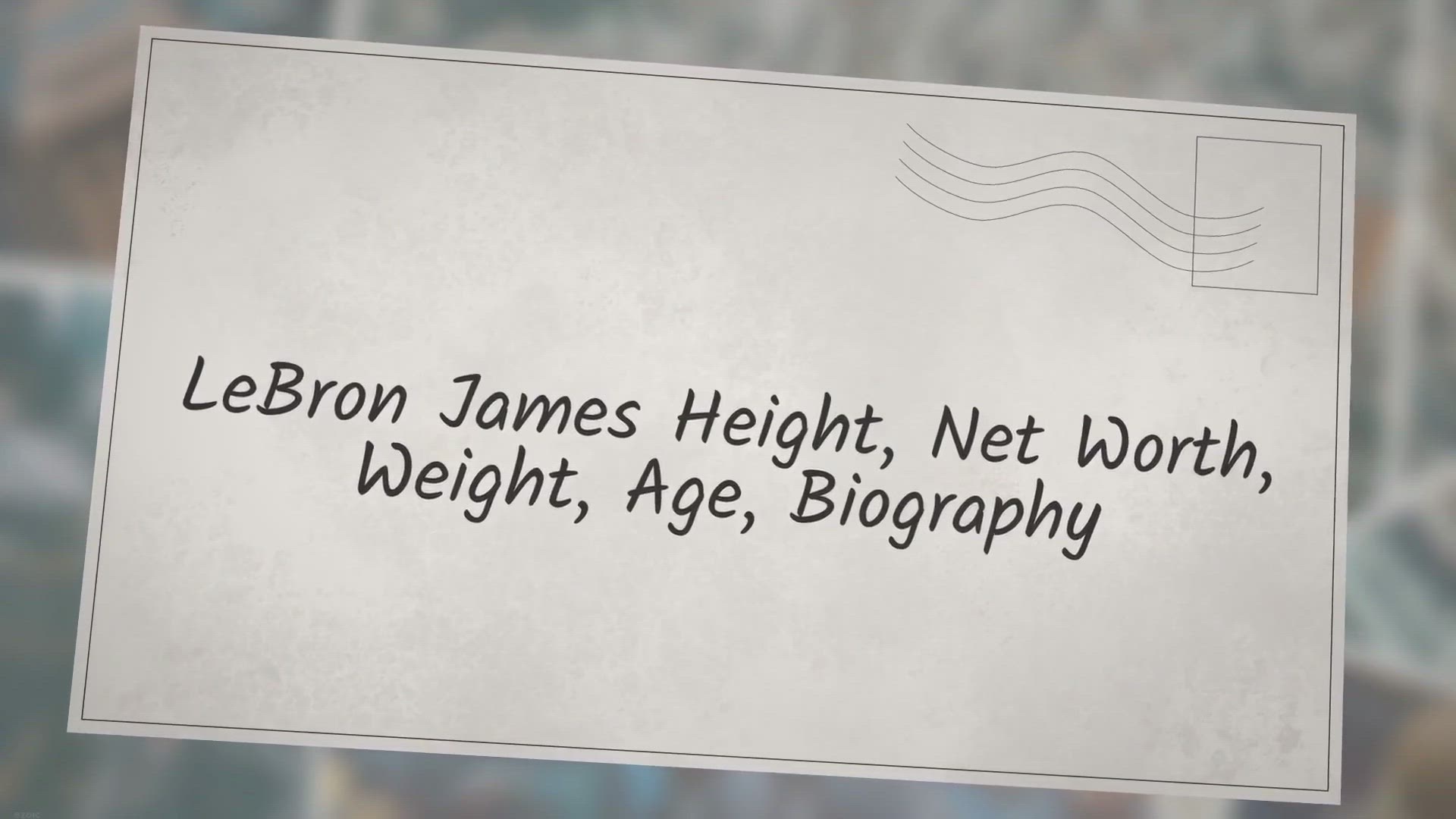 Video thumbnail for LeBron James Height, Net Worth, Weight, Age, Biography