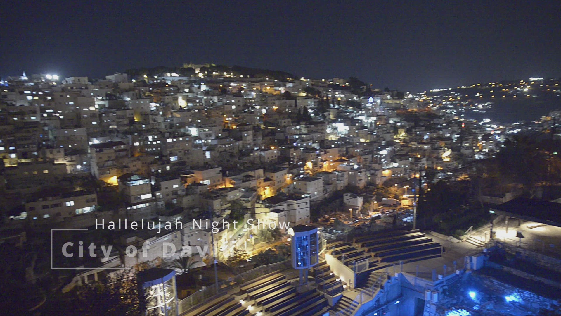 'Video thumbnail for Hallelujah Night Show at the City of David'