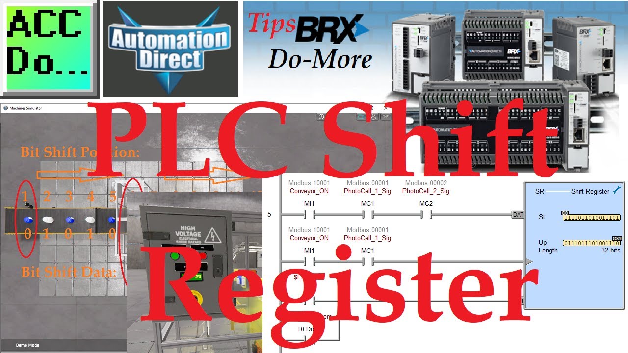 'Video thumbnail for BRX Do-More PLC Shift Register'