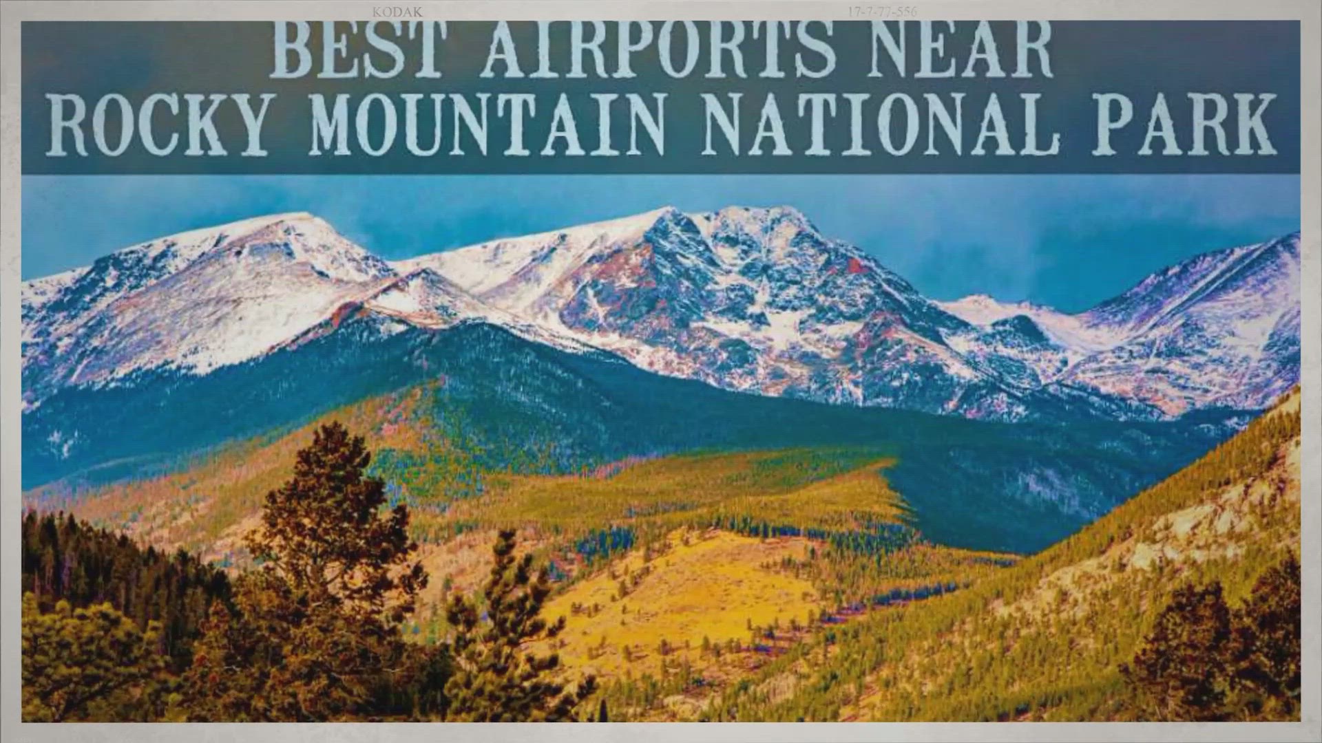 'Video thumbnail for Best Airports Near Rocky Mountain National Park'