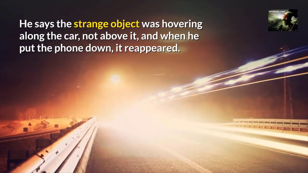 'Video thumbnail for UFO Follows Truck And Slows Down Time'