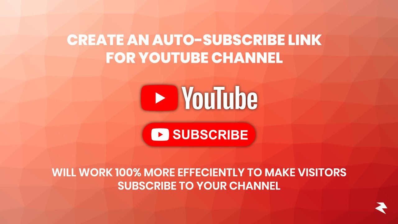 Video thumbnail for How To Create An Auto Subscribe Link For YouTube Channel