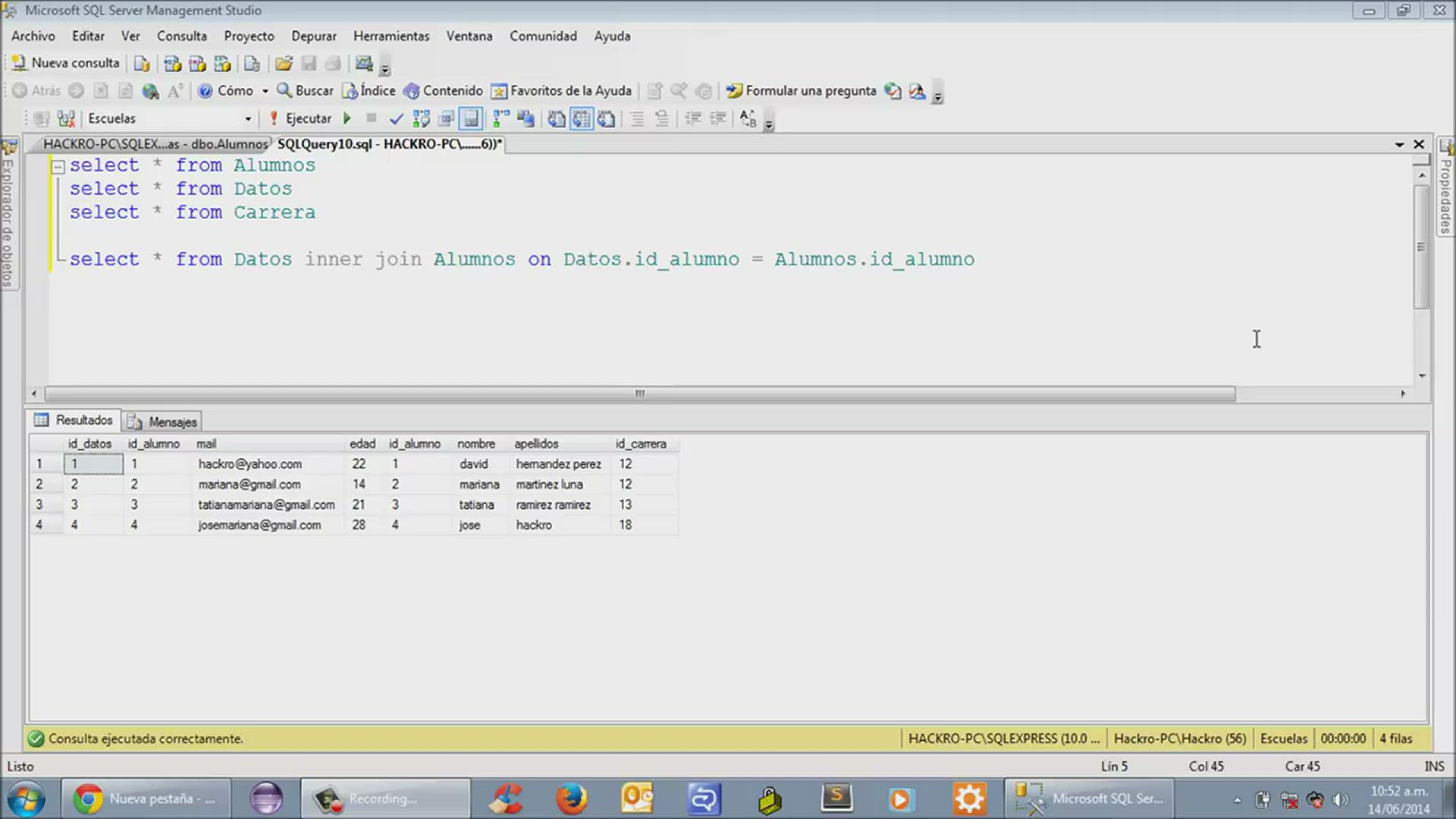 'Video thumbnail for Left join sql server como funciona'