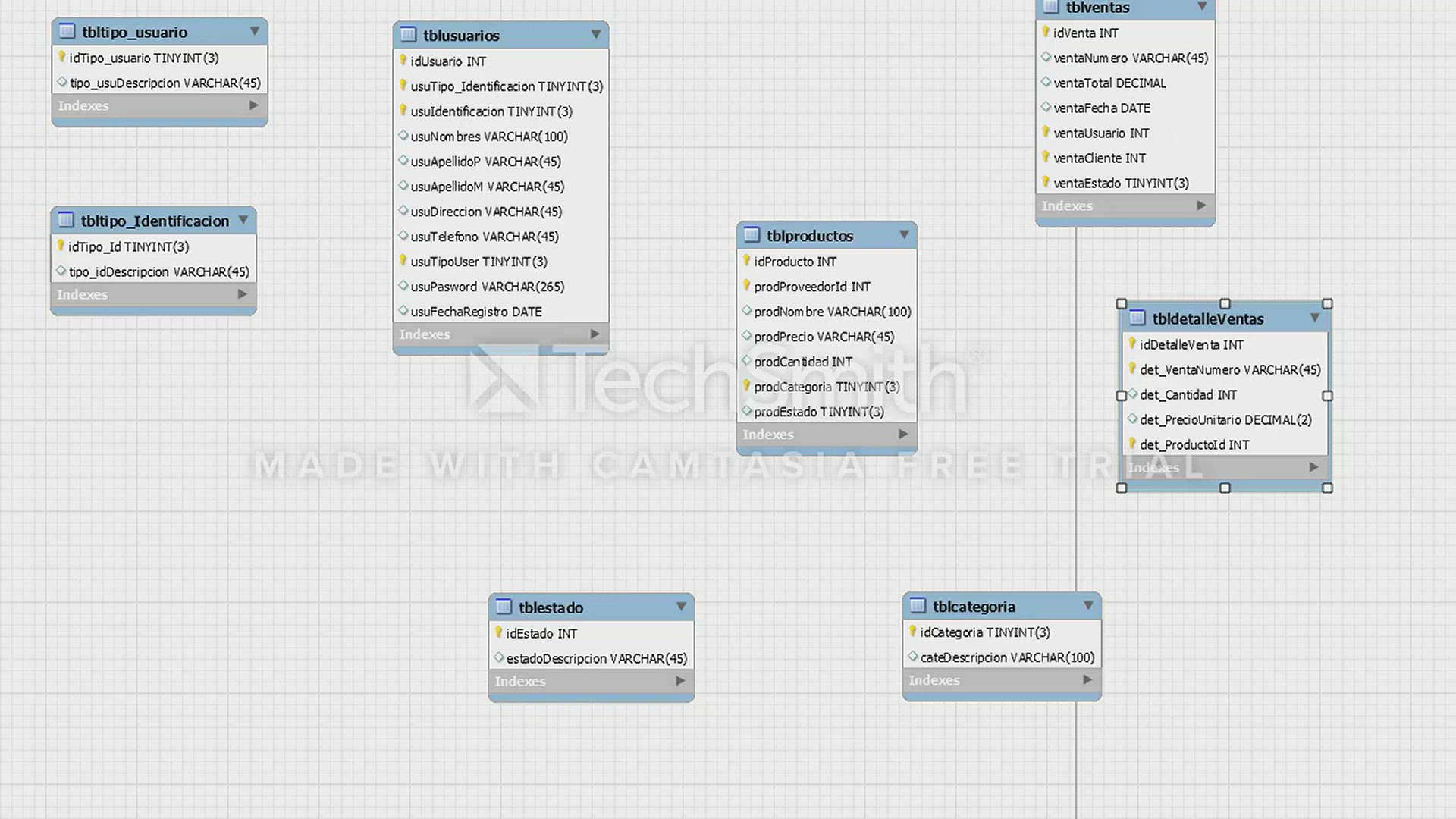 'Video thumbnail for Crear base de datos para ferreteria Mysql'