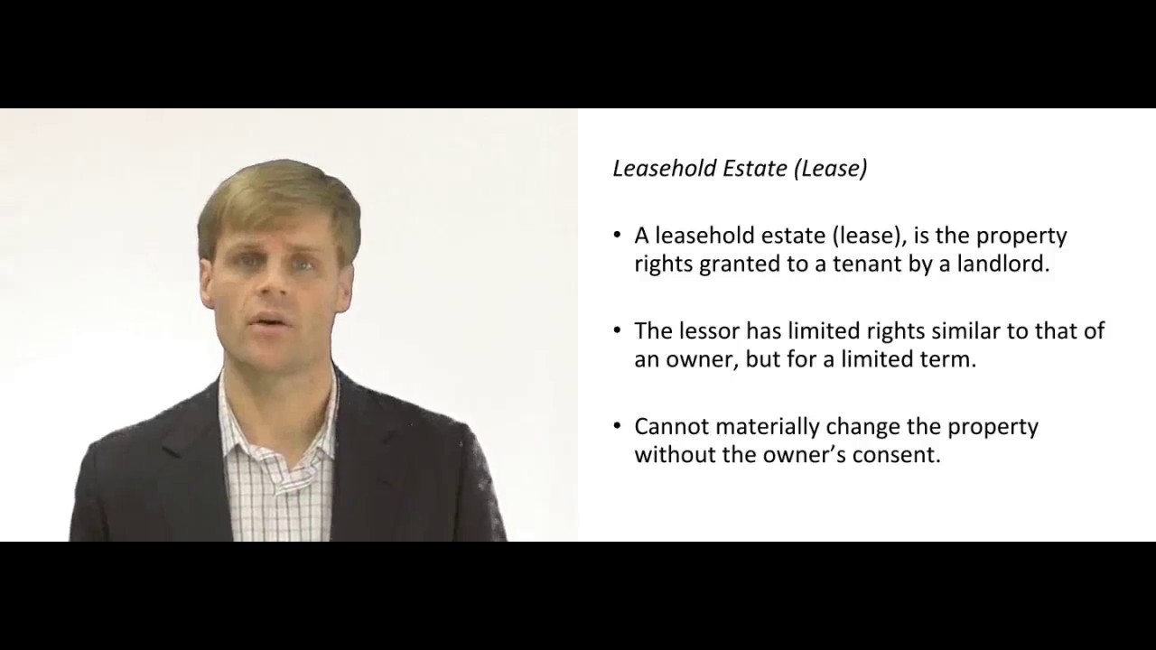 'Video thumbnail for Leasehold Interest in Real Property'