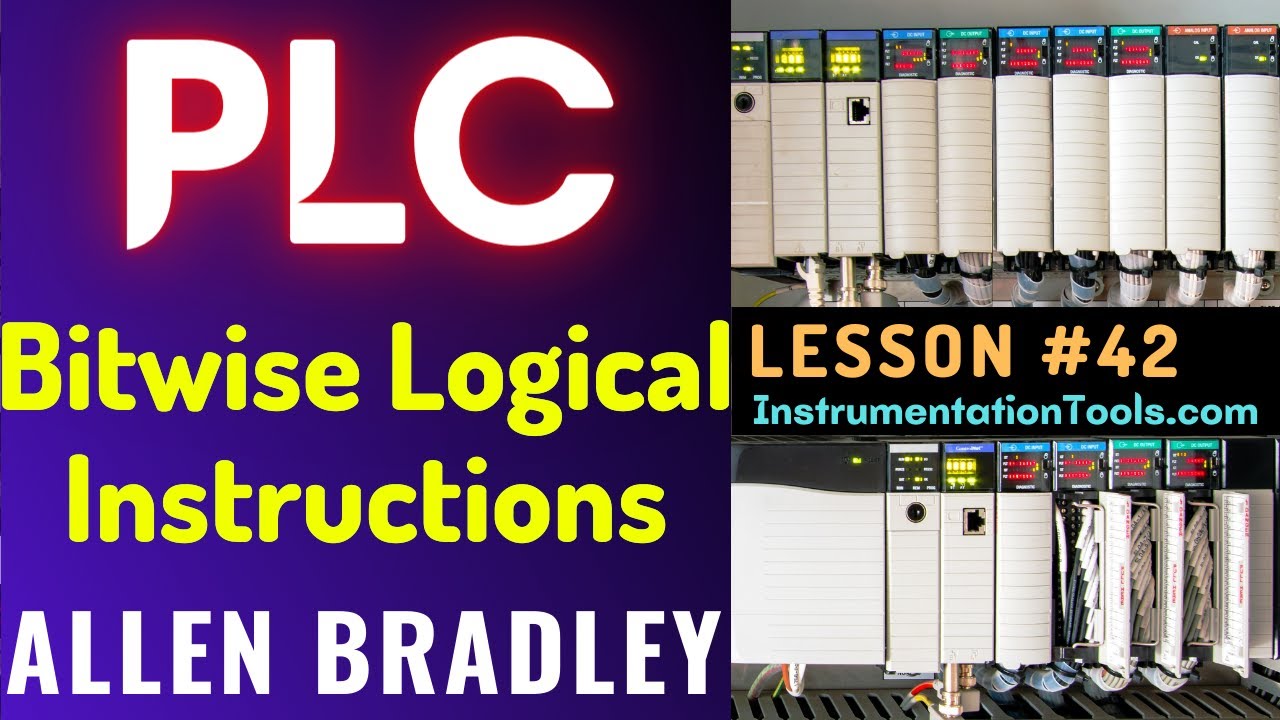 'Video thumbnail for PLC Training 42 - Bitwise Logical Instructions | PLC Programming Tutorials'