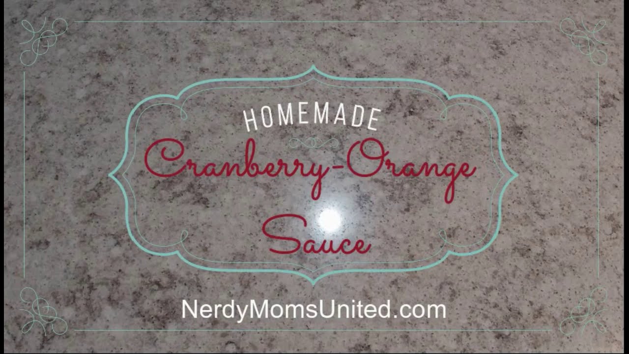 Video thumbnail for How to make Cranberry Sauce for Thanksgiving