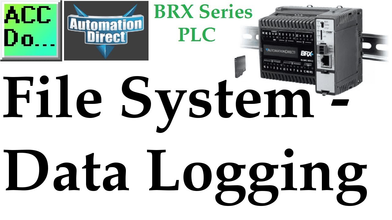 'Video thumbnail for BRX Do-More PLC Data Logging'