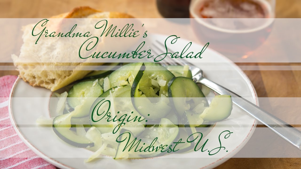 Video thumbnail for Grandma Millie's Cucumber Salad