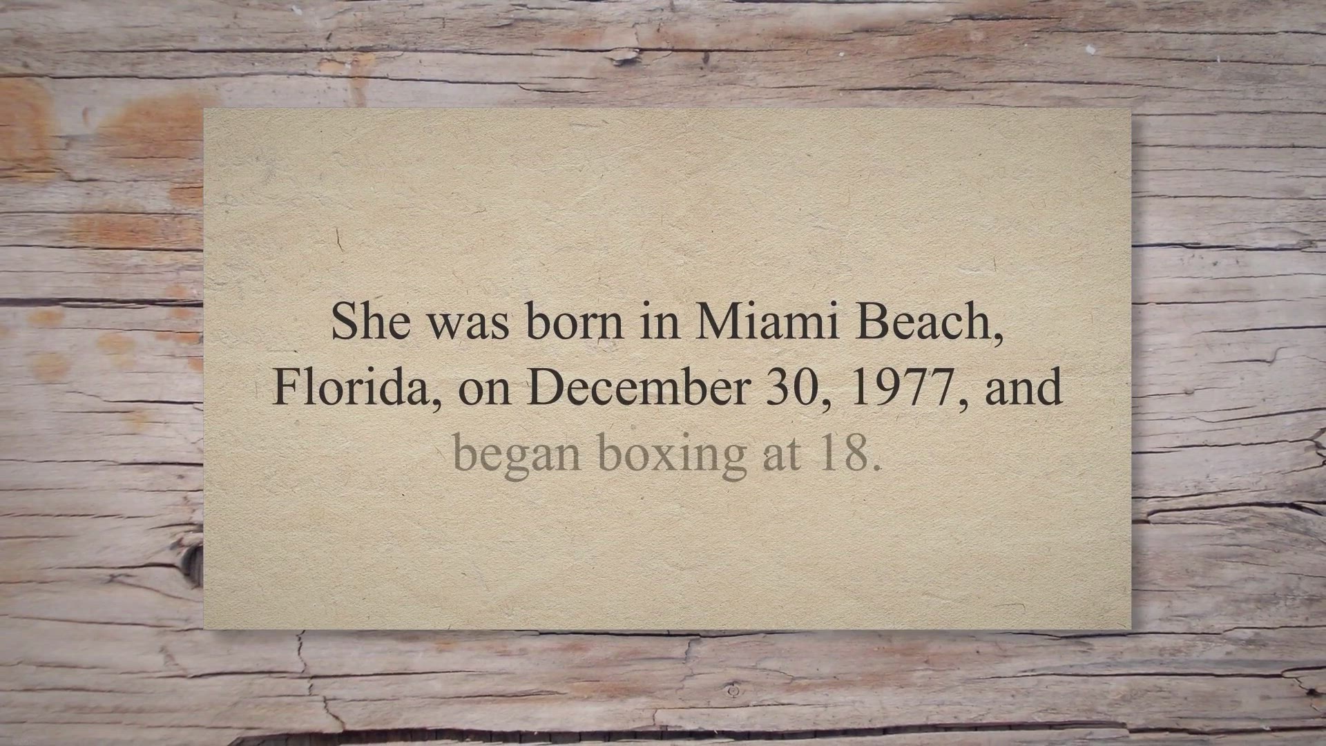'Video thumbnail for A run down of Laila Ali's professional boxing career '