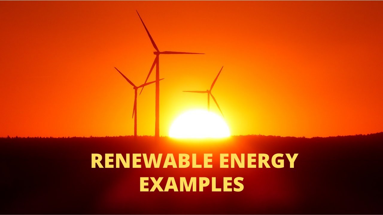 Video thumbnail for Renewable Sources of Energy Examples - (WATCH THIS)