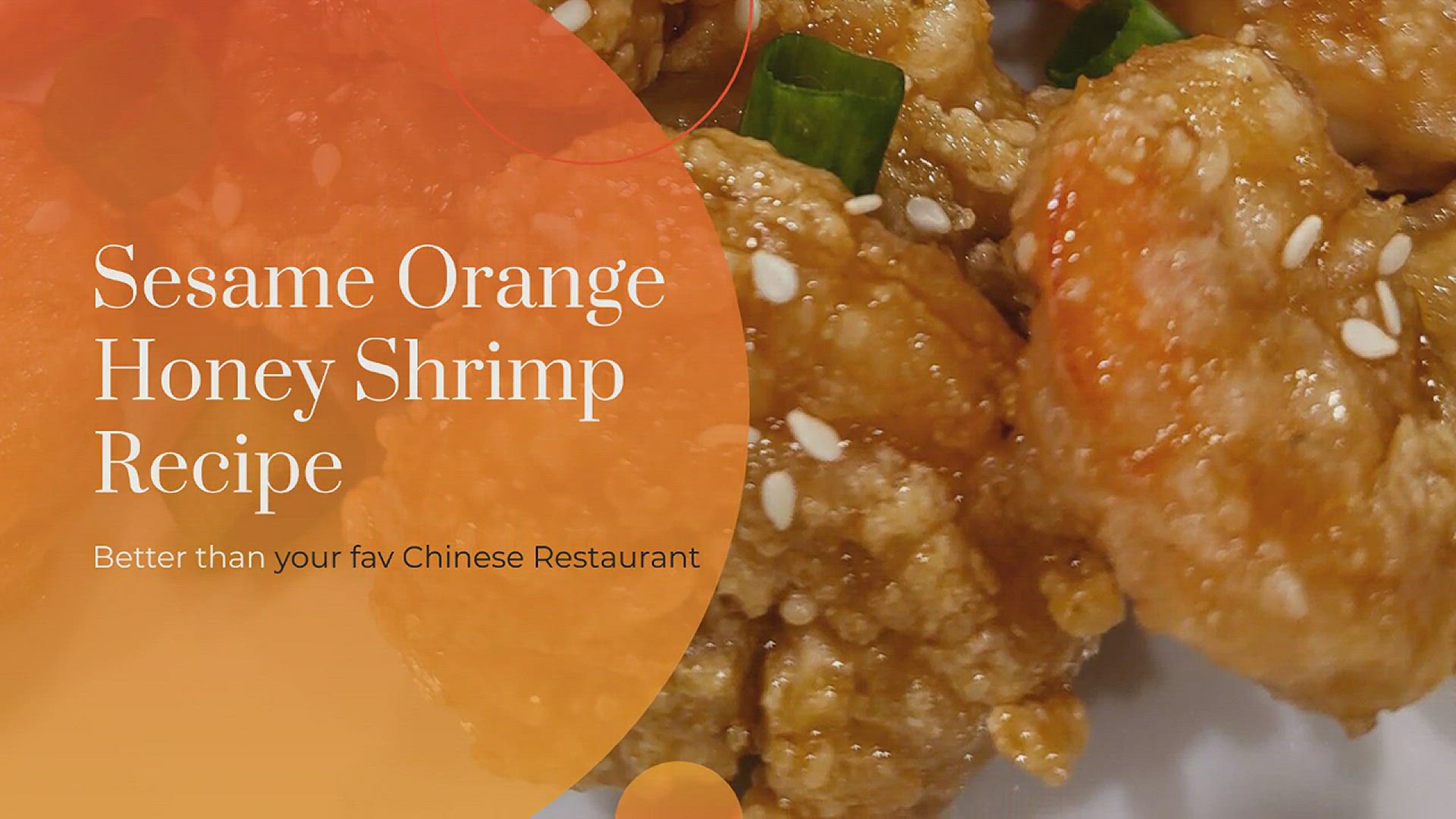 Video thumbnail for Sesame Orange Honey Shrimp GF & DF Recipe